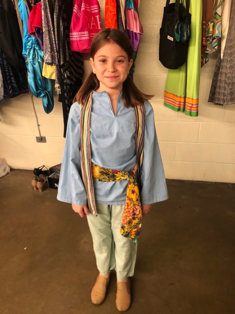 emma in joseph play backstage