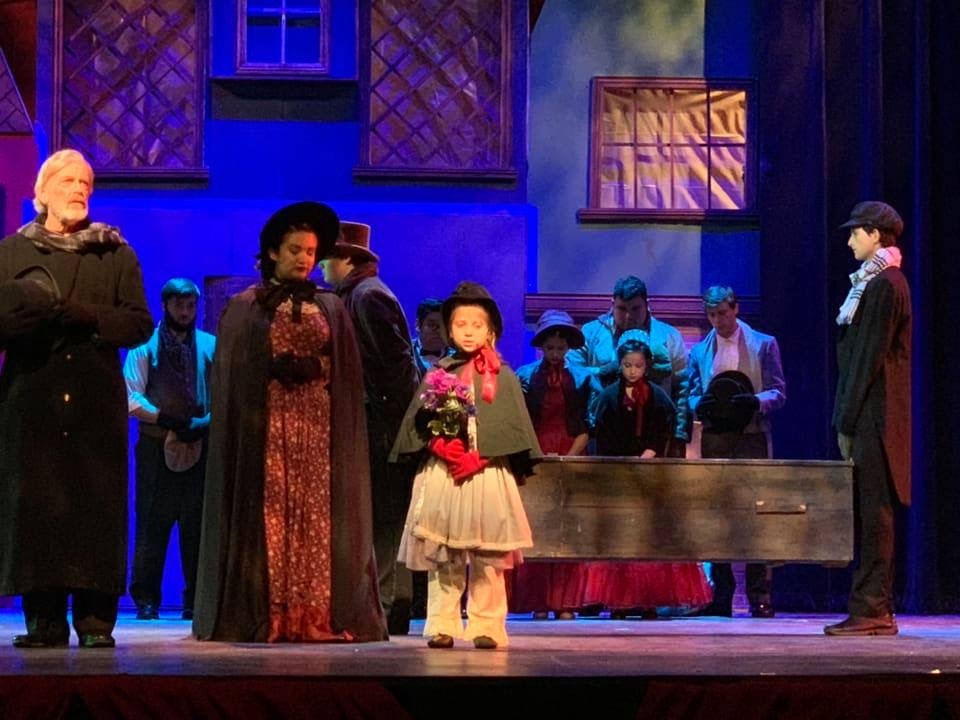 emma singing in christmas carol play